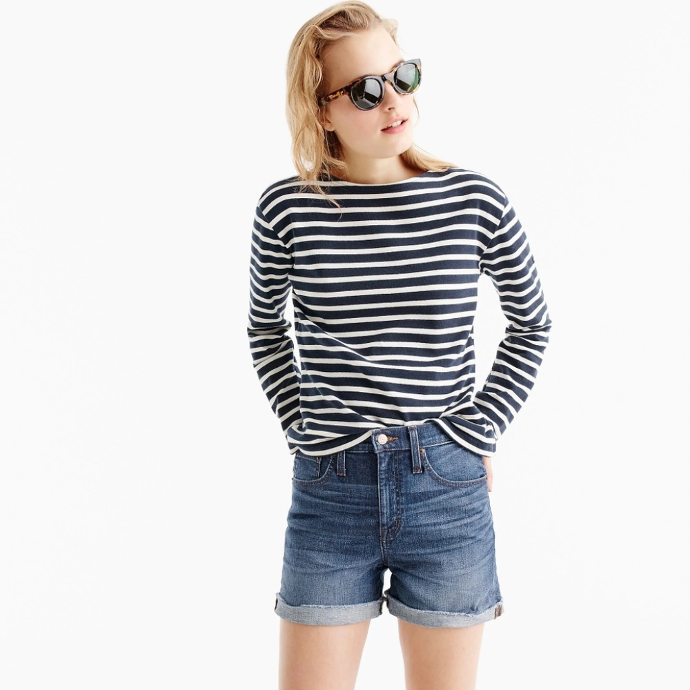 J. Crew High-Rise Denim Short Brixton Wash NWT